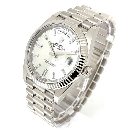 ロレックス デイデイト40 228239A シルバー 中古 サブカット 1枚目