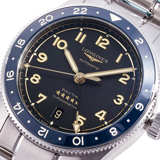 ロンジン スピリット ズールー タイム L3.802.4.60.6 ブラック 新品 サブカット 1枚目