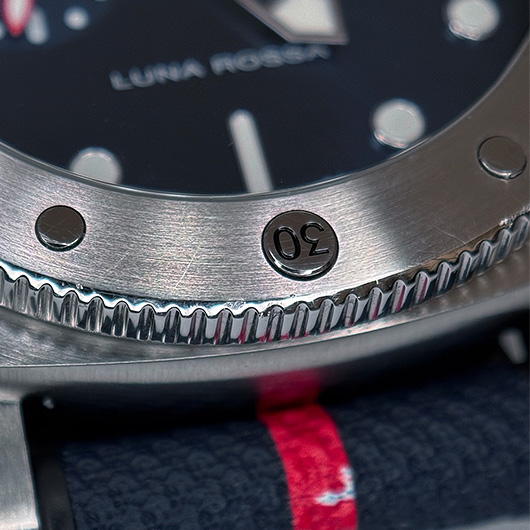 パネライ サブマーシブル クアランタ クアトロ ルナ ロッサ PAM01391 ブルー 中古 サブカット 5枚目