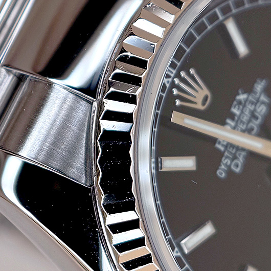 ロレックス デイトジャスト 116234 ブラック 中古 サブカット 3枚目
