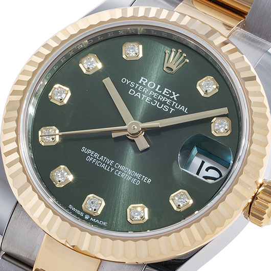ロレックス デイトジャスト 31 278273G オリーブグリーン 未使用品 サブカット 1枚目