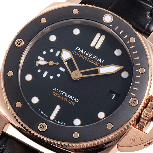 パネライ サブマーシブル PAM00974 ブラック 中古 サブカット 1枚目