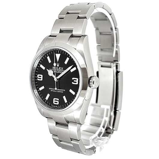 ロレックス エクスプローラー36 124270 ブラック 中古 サブカット 1枚目