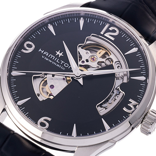 ハミルトン ジャズマスター オープンハート H32705731 ブラック 未使用品 サブカット 1枚目