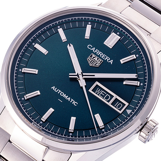 タグ・ホイヤー カレラ デイデイト WDA2115.BA0043 グリーン 新品 サブカット 1枚目