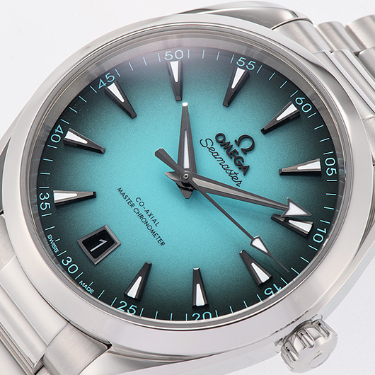 オメガ シーマスター アクアテラ 150m コーアクシャル マスタークロノメーター 220.10.41.21.03.006 ターコイズ 新品 サブカット 1枚目