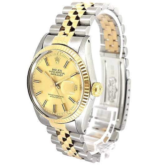 ロレックス デイトジャスト 16013 シャンパン アンティーク サブカット 1枚目