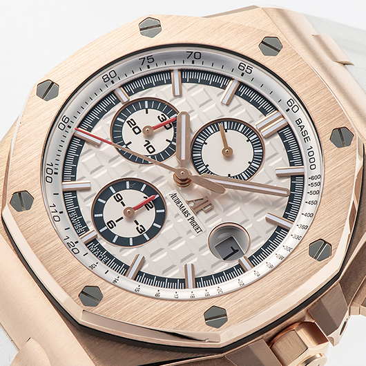 オーデマ・ピゲ ロイヤルオーク オフショア クロノグラフ サマーエディション2017 26408OR.OO.A010CA.01 ホワイト 中古 サブカット 1枚目