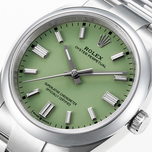 ロレックス オイスター パーペチュアル 36 126000 ピスタチオ 未使用品 サブカット 1枚目
