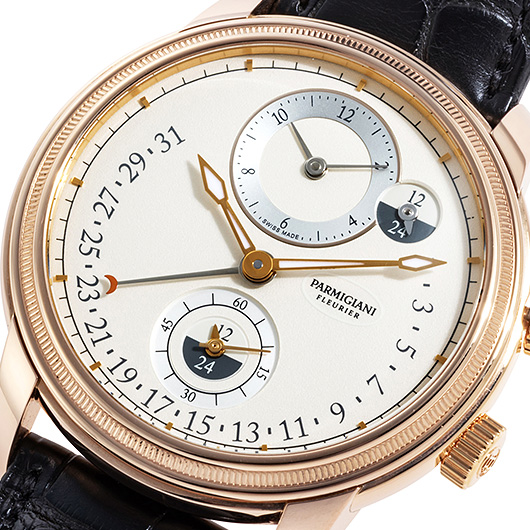 パルミジャーニ・フルリエ トリック エミスフェール レトログラード PFC493-1002400-HA1442 ホワイト 新品 サブカット 1枚目