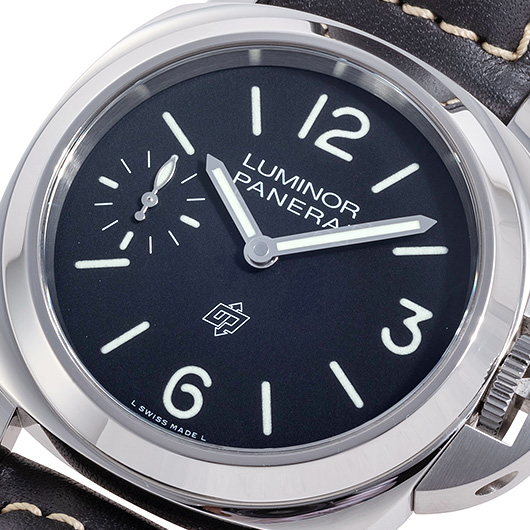 パネライ ルミノール ロゴ 3デイズ PAM01084 ブラック 中古 サブカット 1枚目