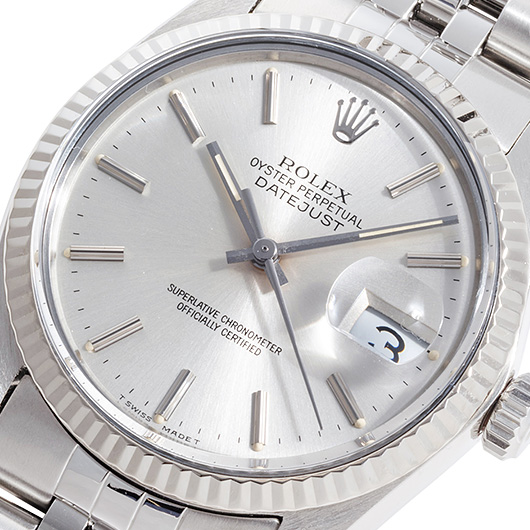 ロレックス デイトジャスト 16014 シルバー アンティーク サブカット 1枚目