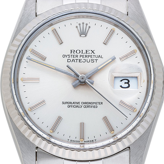ロレックス デイトジャスト 16014 シルバー アンティーク サブカット 3枚目