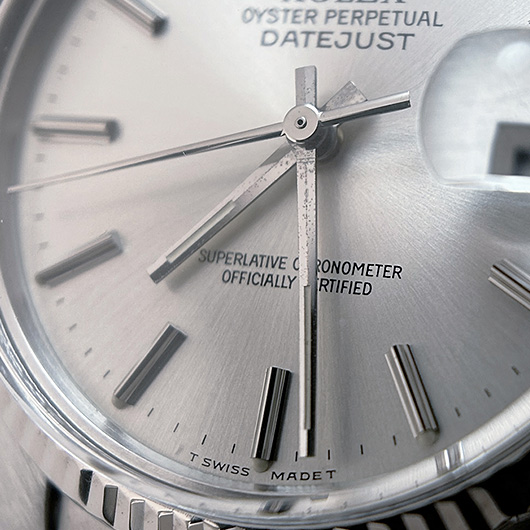 ロレックス デイトジャスト 16014 シルバー アンティーク サブカット 5枚目