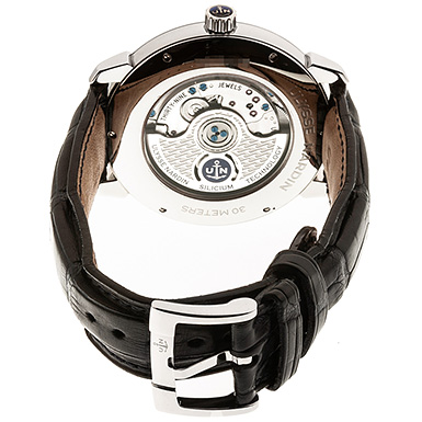 ユリス・ナルダン クラシコ マニュファクチュール 3203-136/E2 ブラック 中古 サブカット 2枚目