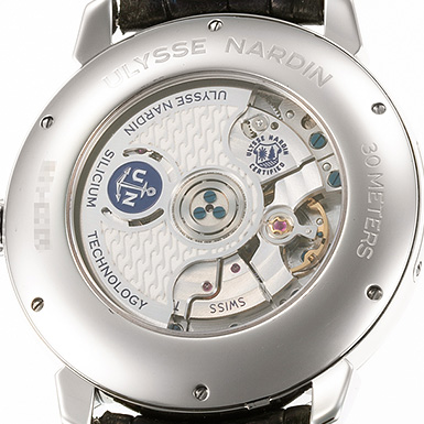 ユリス・ナルダン クラシコ マニュファクチュール 3203-136/E2 ブラック 中古 サブカット 3枚目