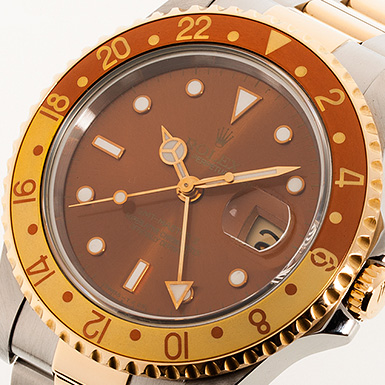 ロレックス GMTマスターⅡ 16713 ブラウン 中古 サブカット 1枚目