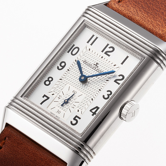 ジャガー・ルクルト レベルソ クラシック ミディアム デュオ スモールセコンド Q2458422 シルバー 中古 サブカット 1枚目