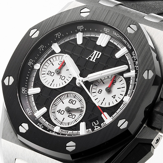 オーデマ・ピゲ ロイヤルオーク オフショア クロノグラフ 26420SO.OO.A002CA.01 ブラック/シルバー 中古 サブカット 1枚目