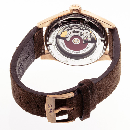 オリス ビッグクラウン ブロンズ ポインターデイト 01 754 7741 3166-07 5 20 74BR ブラウン 新品 サブカット 2枚目