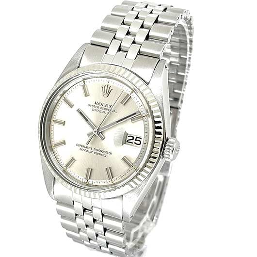 ロレックス デイトジャスト 1601/4 シルバー アンティーク サブカット 1枚目