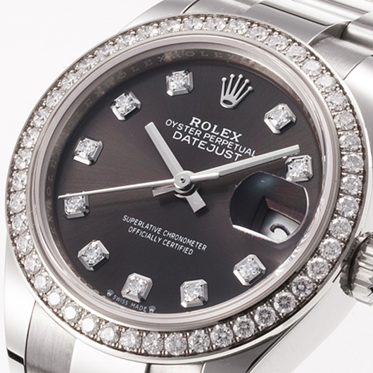 ロレックス デイトジャスト　28 279384RBR グレー 新品 サブカット 1枚目