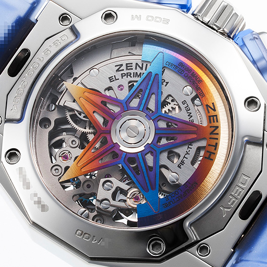 ゼニス デファイ エクストリーム フェリペ・パントン エディション 03.9100.9004/49.I210 レインボー 中古 サブカット 3枚目