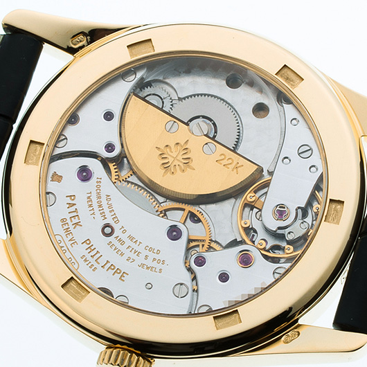 パテックフィリップ カラトラバ 5000J ブラック 中古 サブカット 3枚目