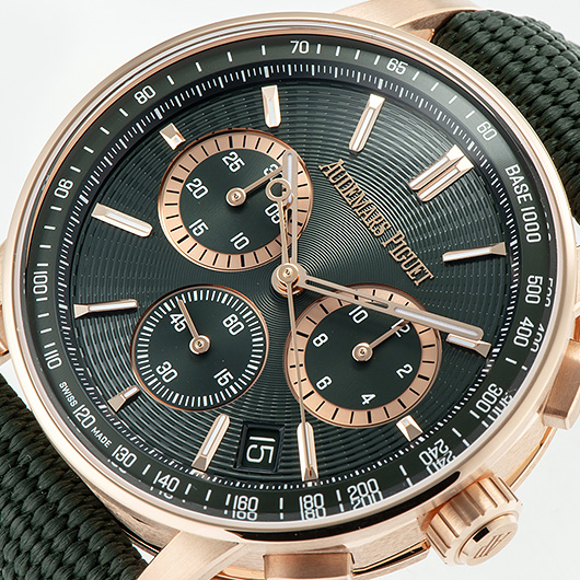 オーデマ・ピゲ コード 11.59 バイ オーデマ・ピゲ クロノグラフ 26393OR.OO.A056KB.01 グリーン 新品 サブカット 1枚目