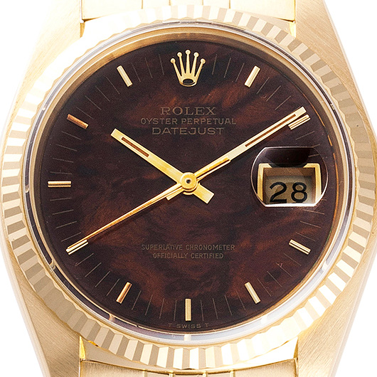 ロレックス デイトジャスト 16018 ブラウン アンティーク サブカット 3枚目