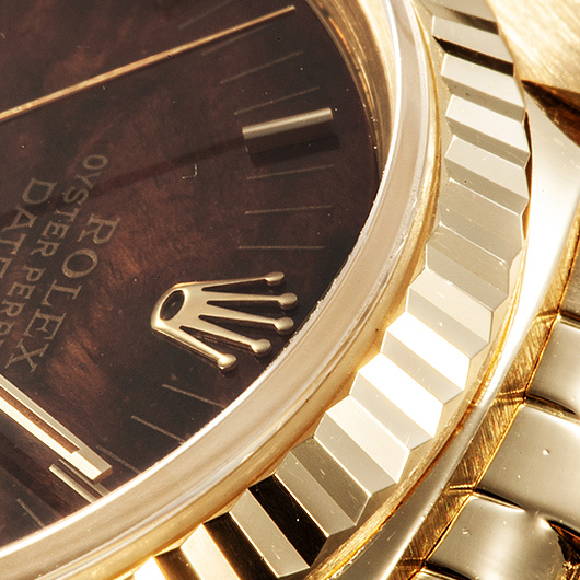 ロレックス デイトジャスト 16018 ブラウン アンティーク サブカット 7枚目