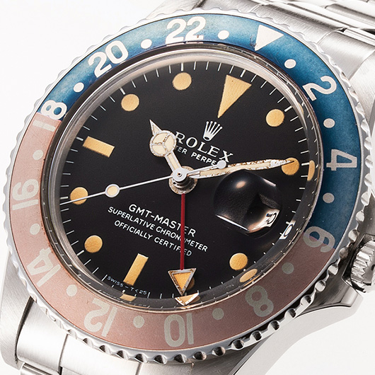 ロレックス GMTマスター 1675 ブラック アンティーク サブカット 1枚目