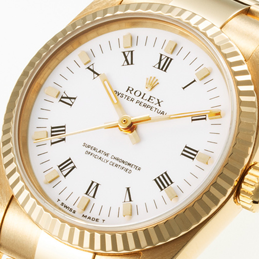 ロレックス オイスター パーペチュアル 67518 ホワイト 中古 サブカット 1枚目