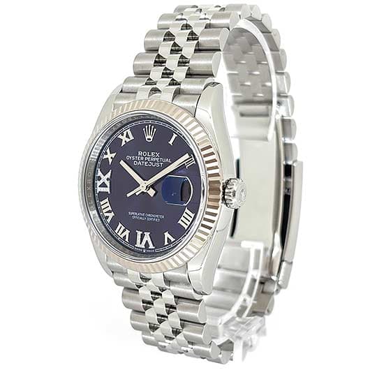 ロレックス デイトジャスト 126234G パープル（オーベルジーヌ） 中古 サブカット 1枚目