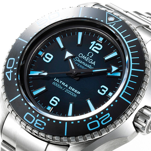 オメガ シーマスター プラネットオーシャン 6000M ウルトラディープ 215.30.46.21.03.002 ブルー 中古 サブカット 1枚目