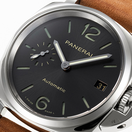 パネライ ルミノール ドゥエ 3デイズ アッチャイオ PAM00755 グレー 中古 サブカット 1枚目