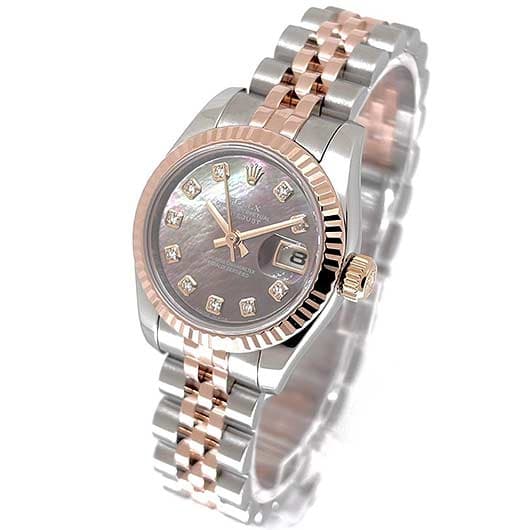 ロレックス デイトジャスト 179171NG ブラック 中古 サブカット 1枚目