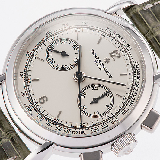 ヴァシュロンコンスタンタン ヒストリカル クロノグラフ 47101/000P シルバー 中古 サブカット 1枚目