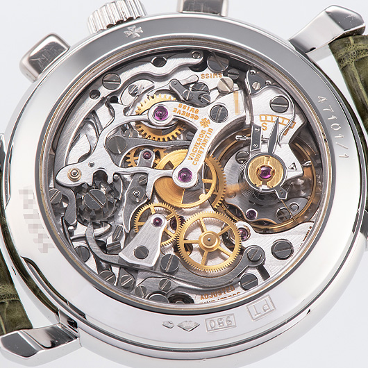 ヴァシュロンコンスタンタン ヒストリカル クロノグラフ 47101/000P シルバー 中古 サブカット 3枚目