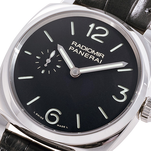 パネライ ラジオミール1940 3デイズ アッチャイオ PAM00574 ブラック 中古 サブカット 1枚目