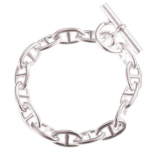 エルメス シェーヌ・ダンクル GM シルバー 新品 サブカット 4枚目