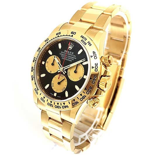 ロレックス デイトナ 116508 ブラック/シャンパン 中古 サブカット 1枚目