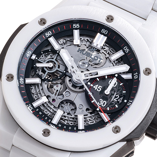 ウブロ ビッグバン インテグラル ホワイトセラミック 451.HX.1123.HX グレー 中古 サブカット 1枚目