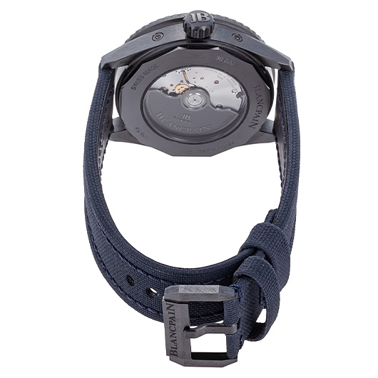 ブランパン フィフティ ファゾムス バチスカーフ コンプリート カレンダー 5054-0140-O52A ブルー 中古 サブカット 2枚目