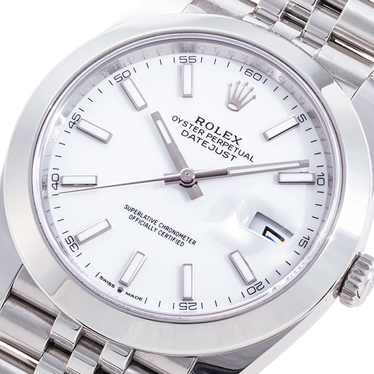 ロレックス デイトジャスト41 126300 ホワイト 中古 サブカット 1枚目
