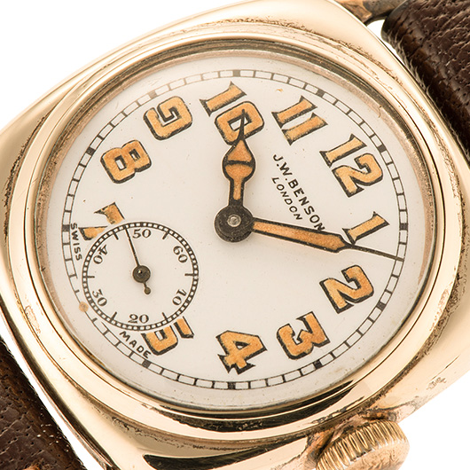 ジェームス・ウィリアム・ベンソン ヴィンテージウォッチ --- ホワイト アンティーク サブカット 1枚目