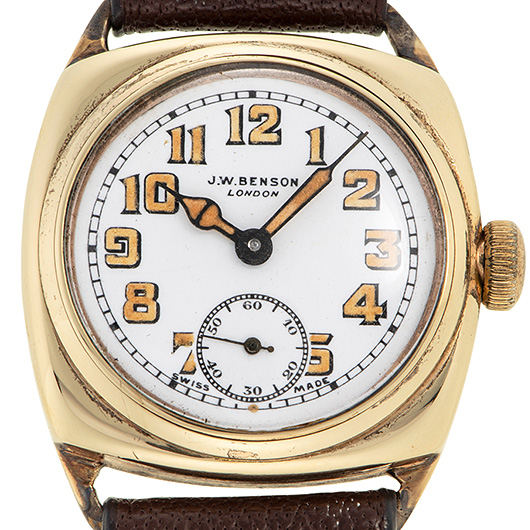 ジェームス・ウィリアム・ベンソン ヴィンテージウォッチ --- ホワイト アンティーク サブカット 3枚目