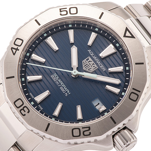 タグ・ホイヤー アクアレーサー プロフェッショナル 200 ソーラーグラフ WBP1113.BA0000 ブルー 新品 サブカット 1枚目