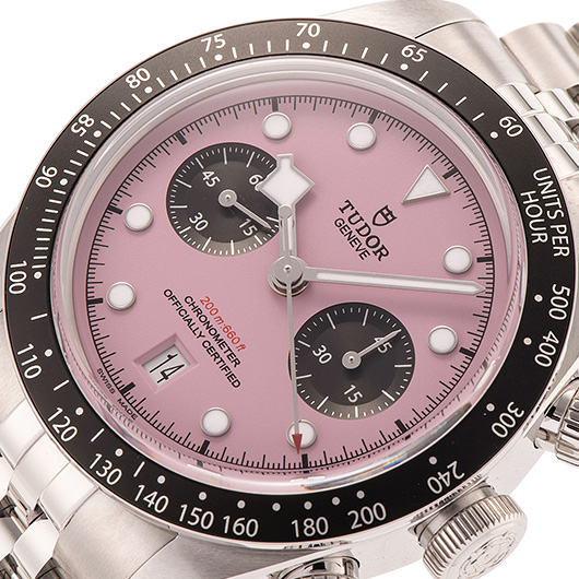 チューダー/チュードル ブラックベイ クロノ 79360N-0019 ピンク/ブラック 中古 サブカット 1枚目
