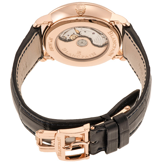 ブランパン ヴィルレ コンプリートカレンダー ムーンフェイズ 6654-3640-55B ブルー 中古 サブカット 2枚目